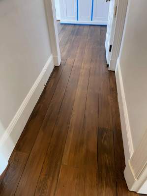 Dark Stained Pine