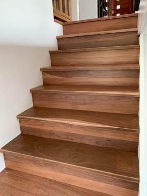 Stairs Finished in water base matt  